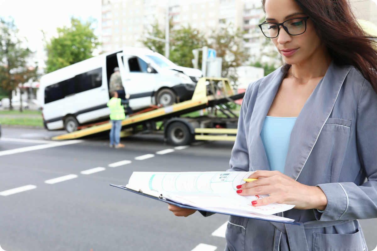 Frau-Auto-abgeschleppt-Kosten-Kalkulieren