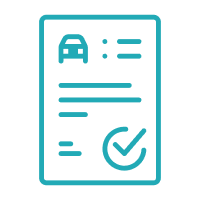 Icon of a document for the vehicle registration from Kroschke.