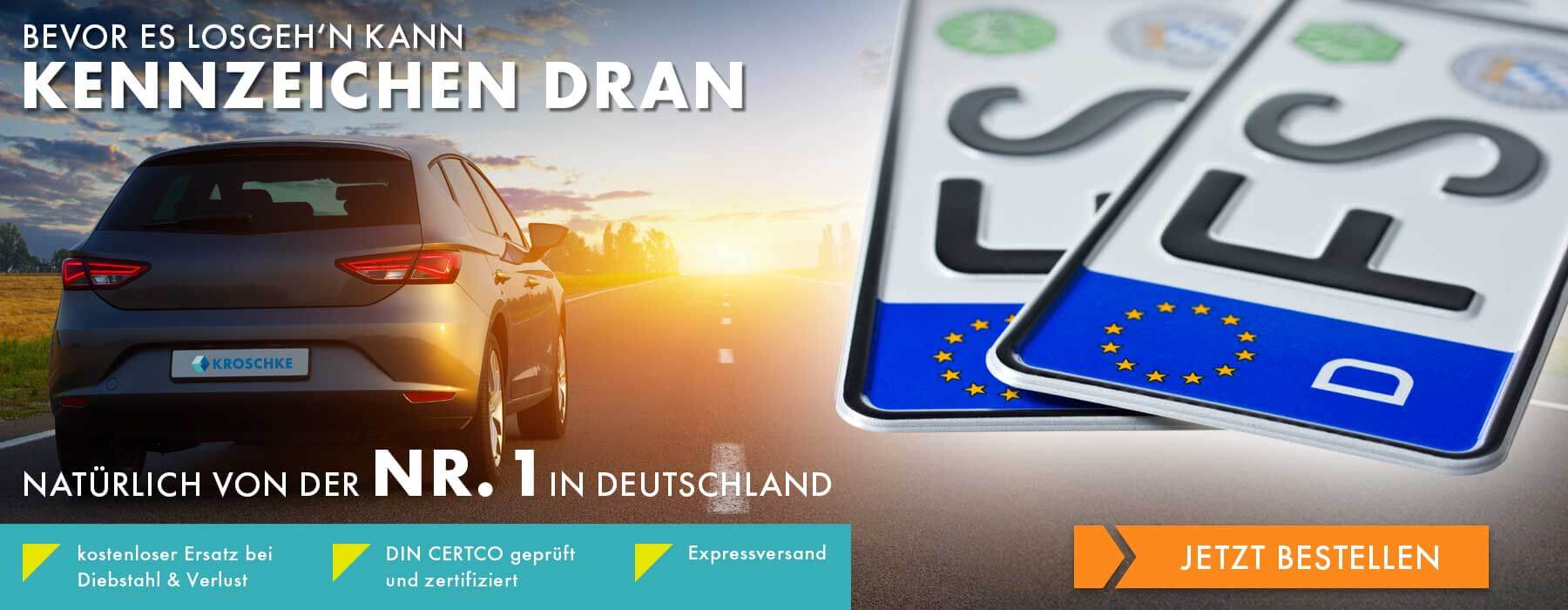 Jetzt KFZ-Zulassung konfigurieren